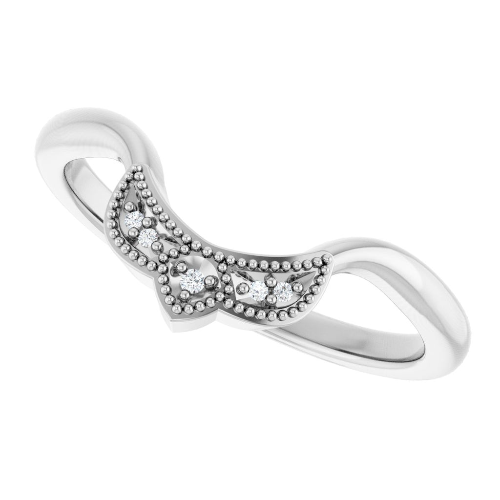 Accented Engagement Ring or Band