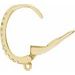 Lab-Grown Diamond Click-In Lever Back Earring Top
