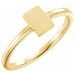 Rectangle Signet Ring