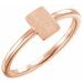 Rectangle Signet Ring