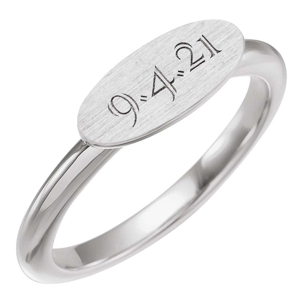 Oval Signet Ring