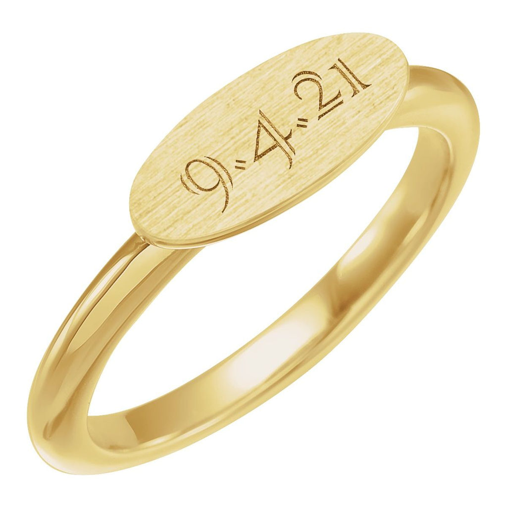 Oval Signet Ring