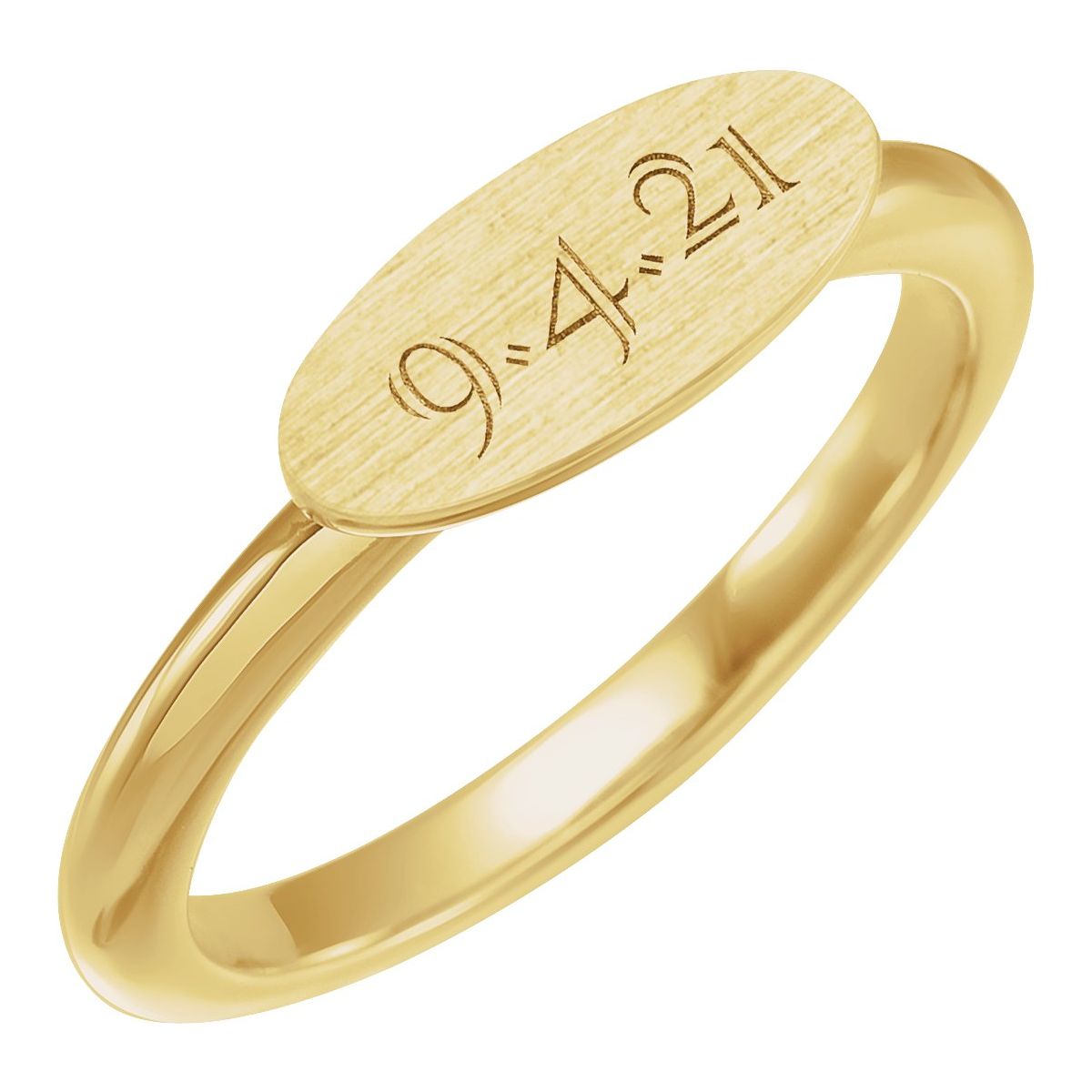 Oval Signet Ring