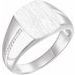 Rectangle Signet Ring