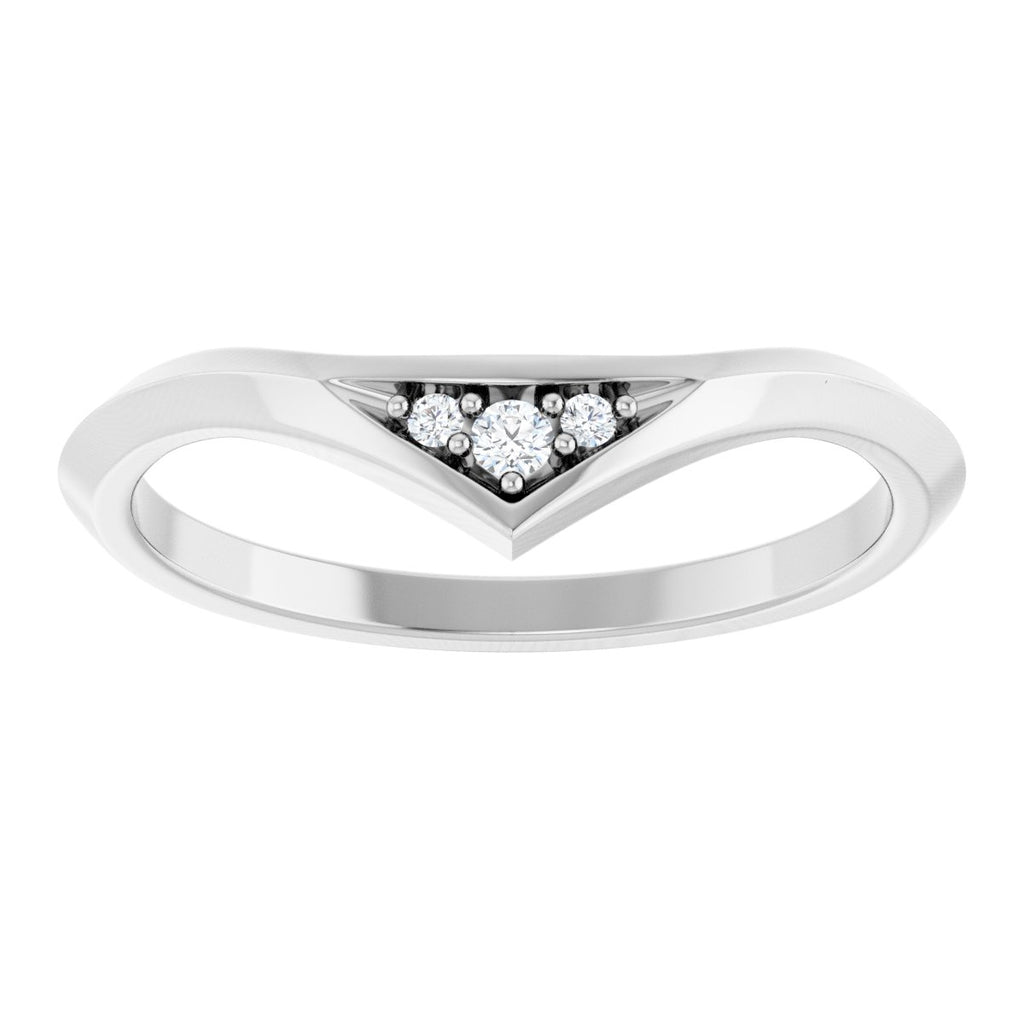Accented Engagement Ring or Band