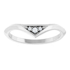 Accented Engagement Ring or Band