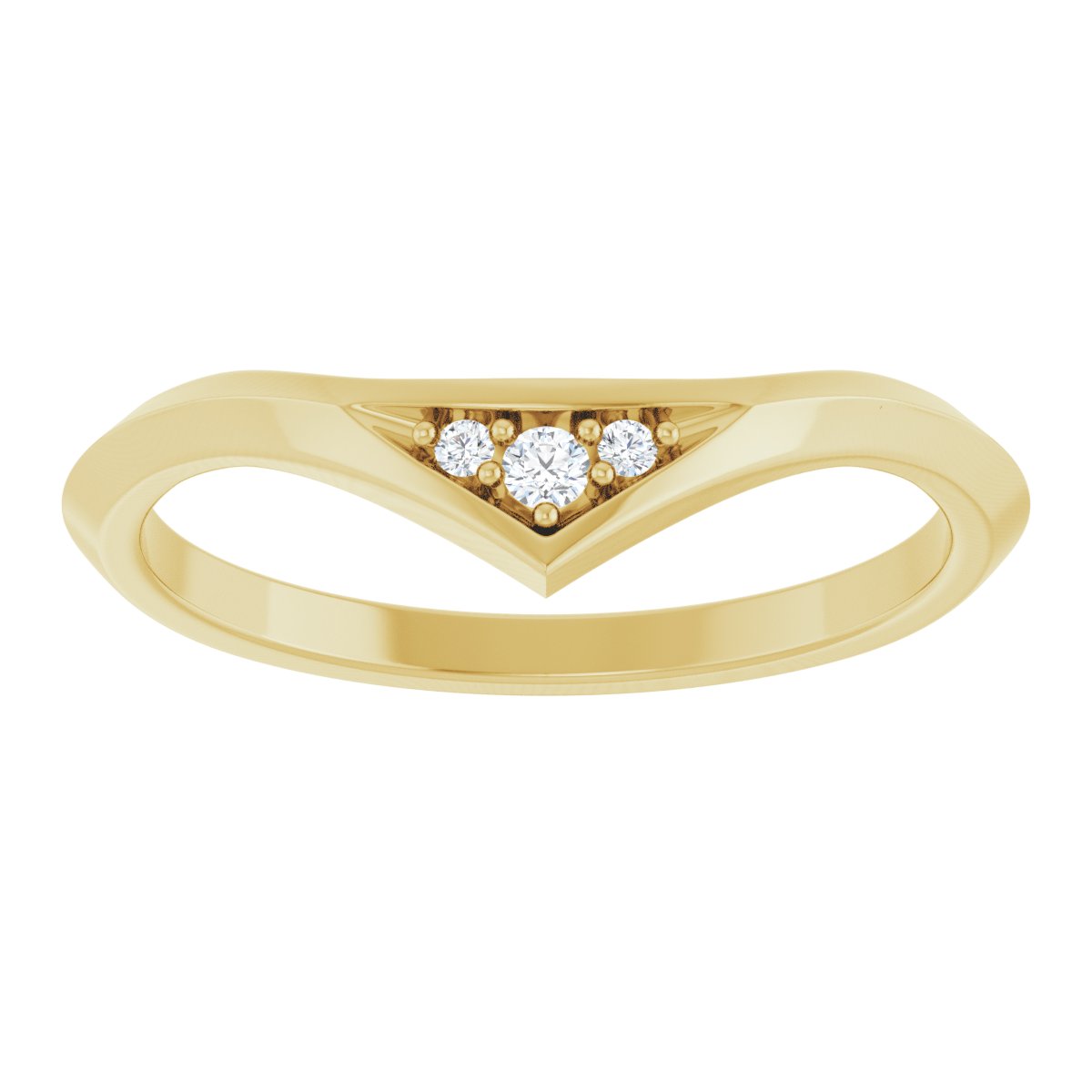 Accented Engagement Ring or Band