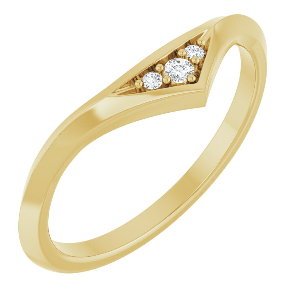 Accented Engagement Ring or Band