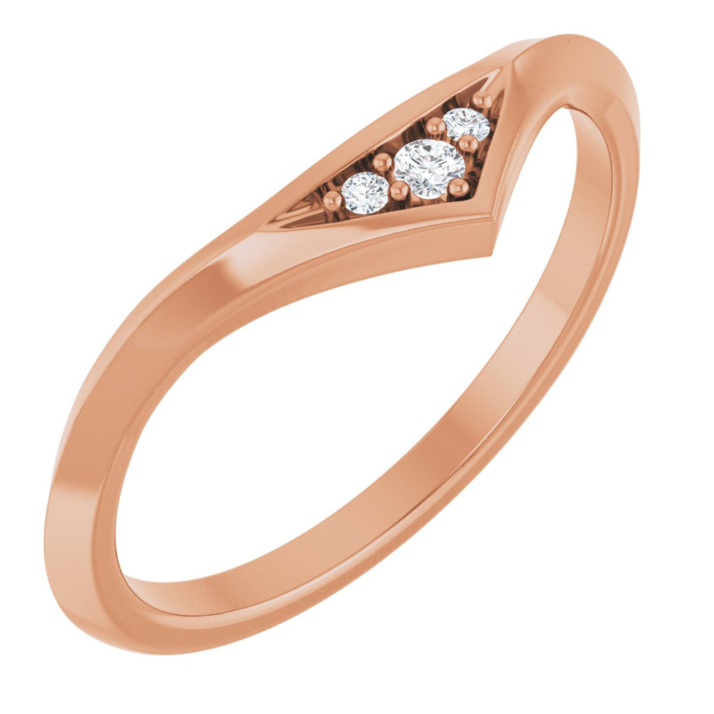 Accented Engagement Ring or Band
