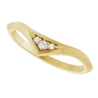 Accented Engagement Ring or Band