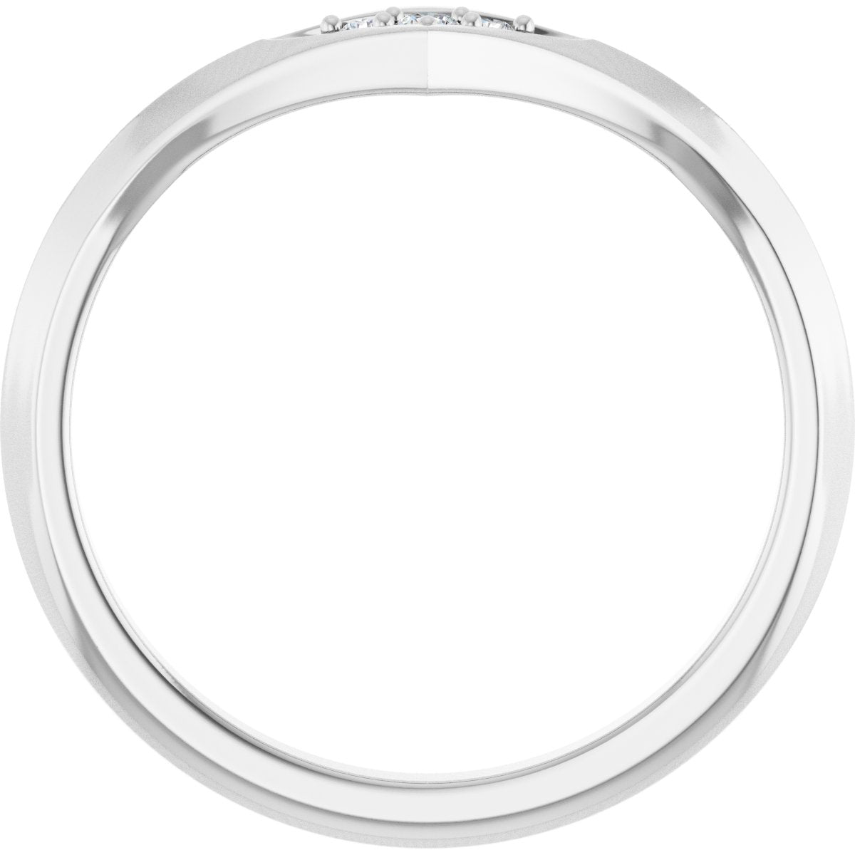 Accented Engagement Ring or Band