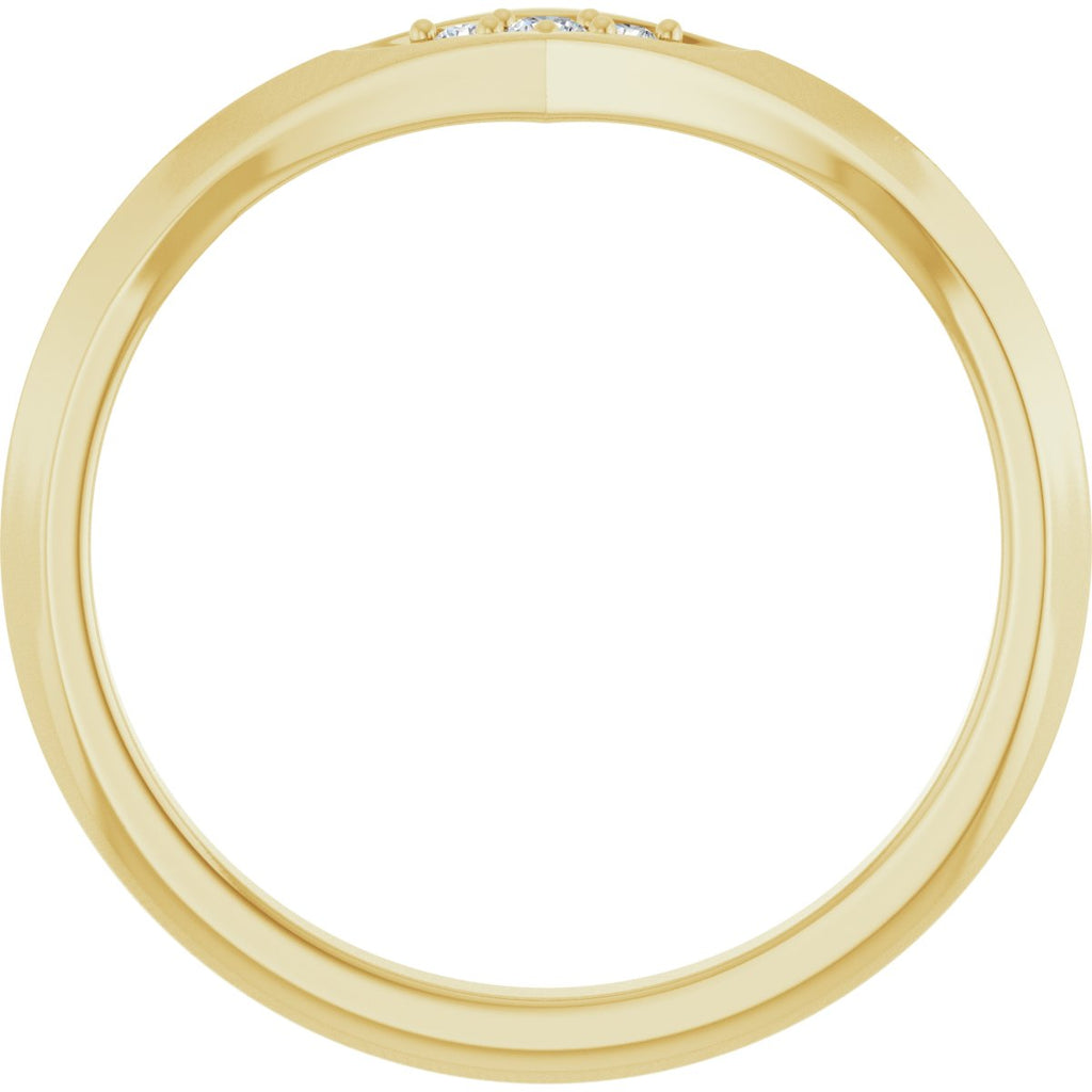 Accented Engagement Ring or Band