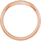 Accented Engagement Ring or Band