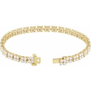 Lab-Grown Diamond Line Bracelet