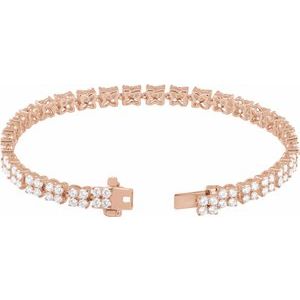 Lab-Grown Diamond Line Bracelet