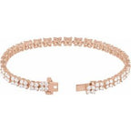 Lab-Grown Diamond Line Bracelet