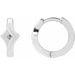 Geometric Huggie Hoop Earrings