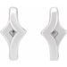 Geometric Huggie Hoop Earrings