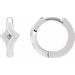 Geometric Huggie Hoop Earrings