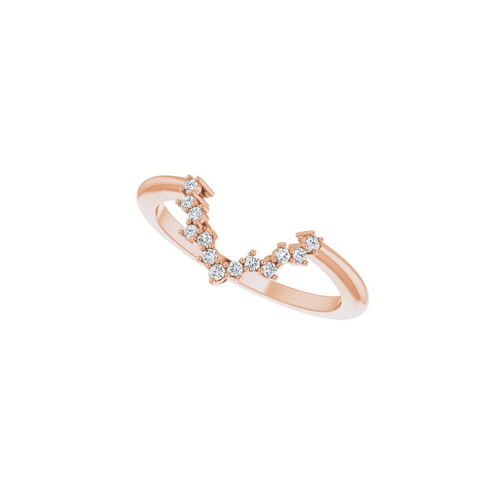 Claw-Prong Halo-Style Engagement Ring or Band