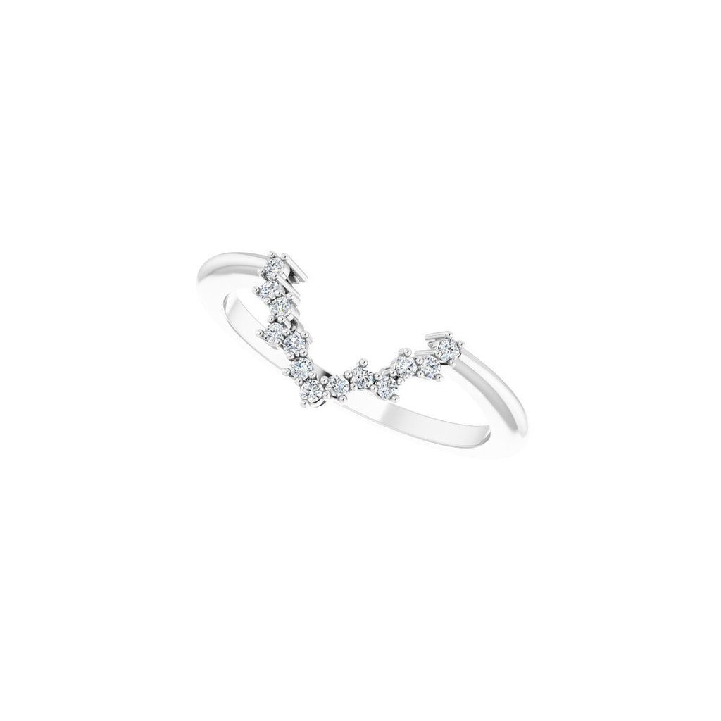 Claw-Prong Halo-Style Engagement Ring or Band