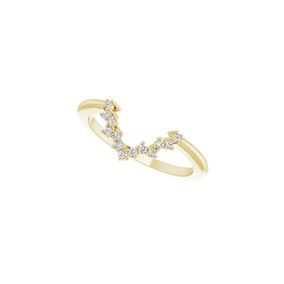 Claw-Prong Halo-Style Engagement Ring or Band