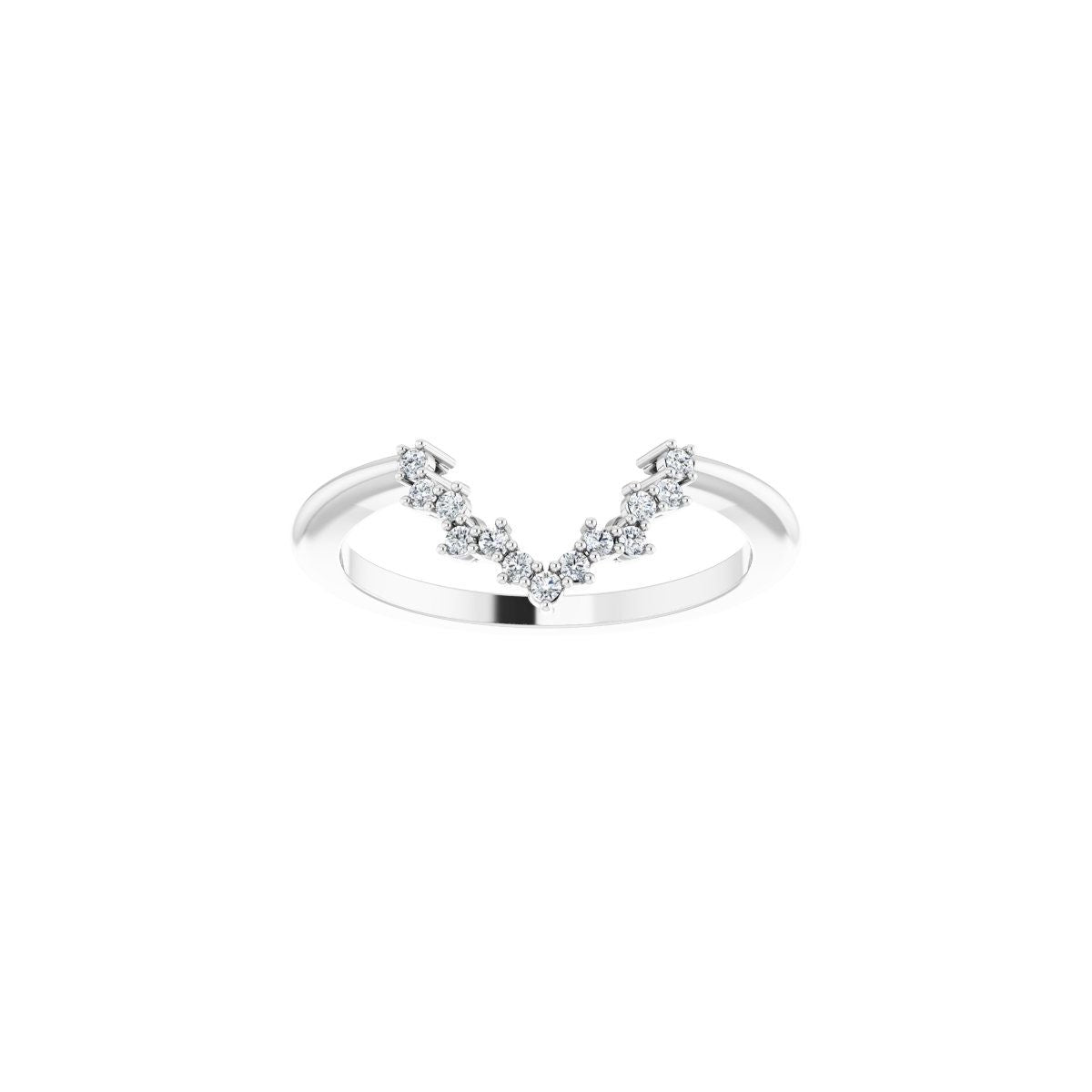 Claw-Prong Halo-Style Engagement Ring or Band