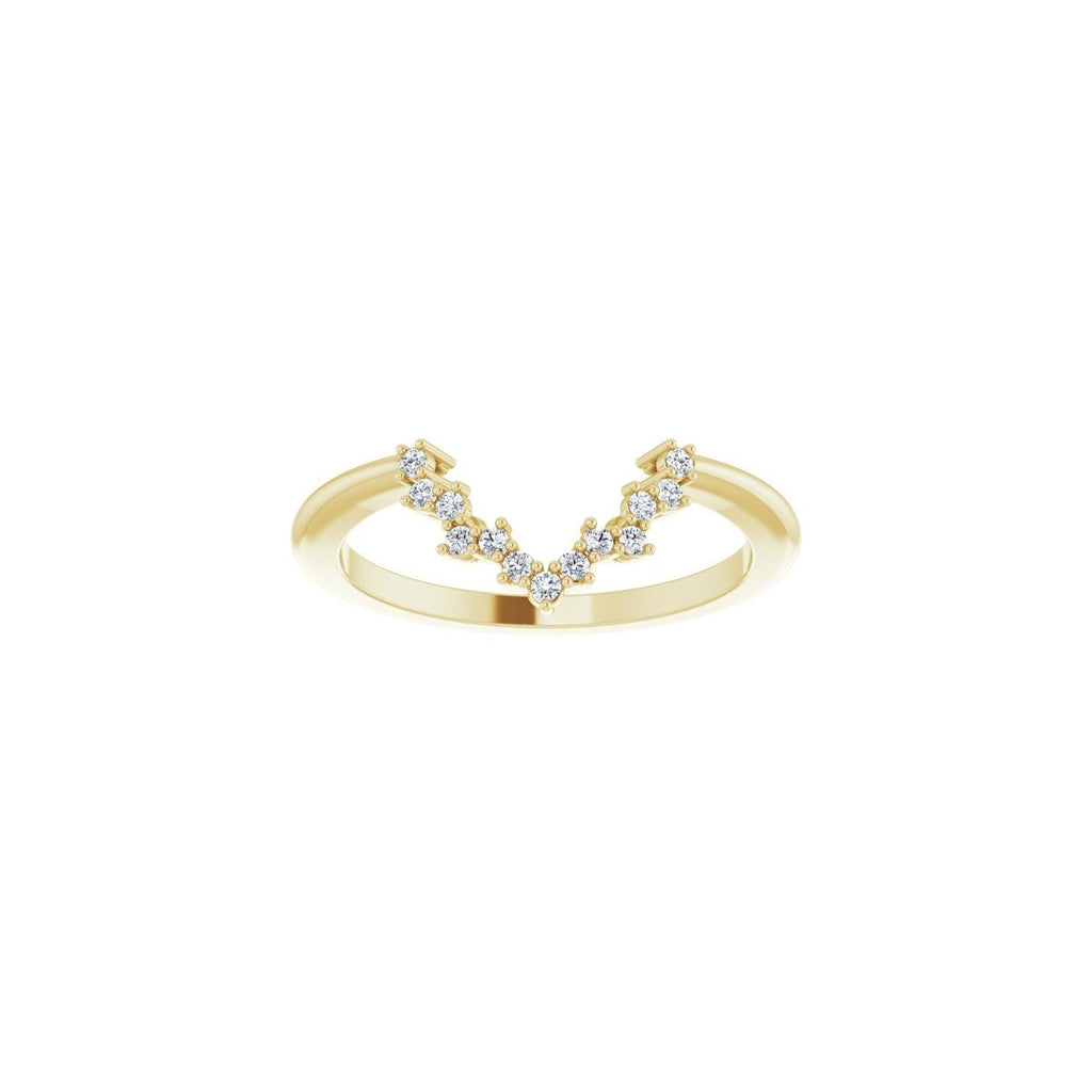 Claw-Prong Halo-Style Engagement Ring or Band
