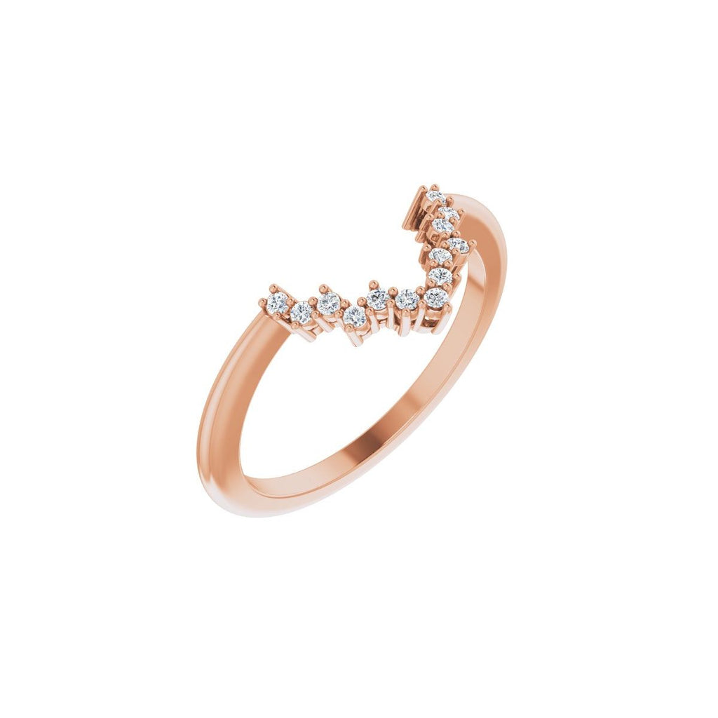 Claw-Prong Halo-Style Engagement Ring or Band
