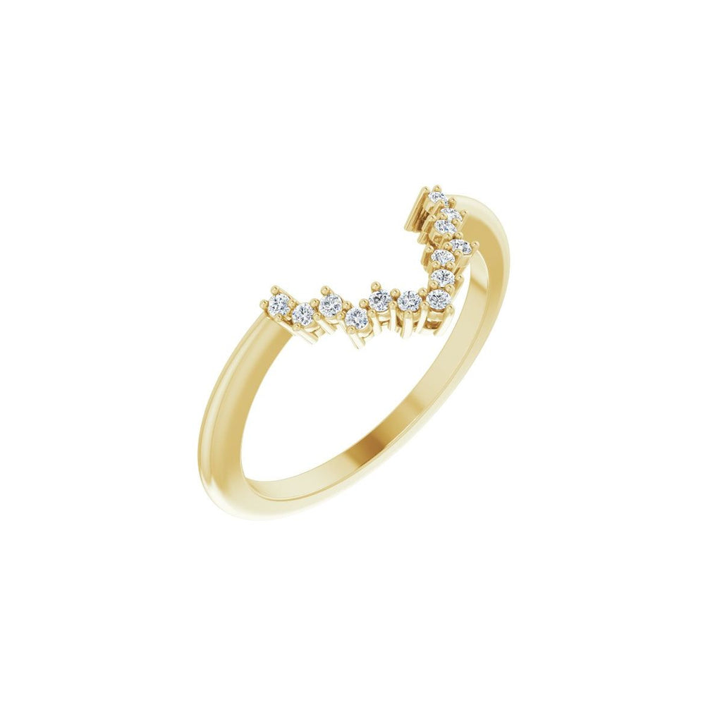 Claw-Prong Halo-Style Engagement Ring or Band