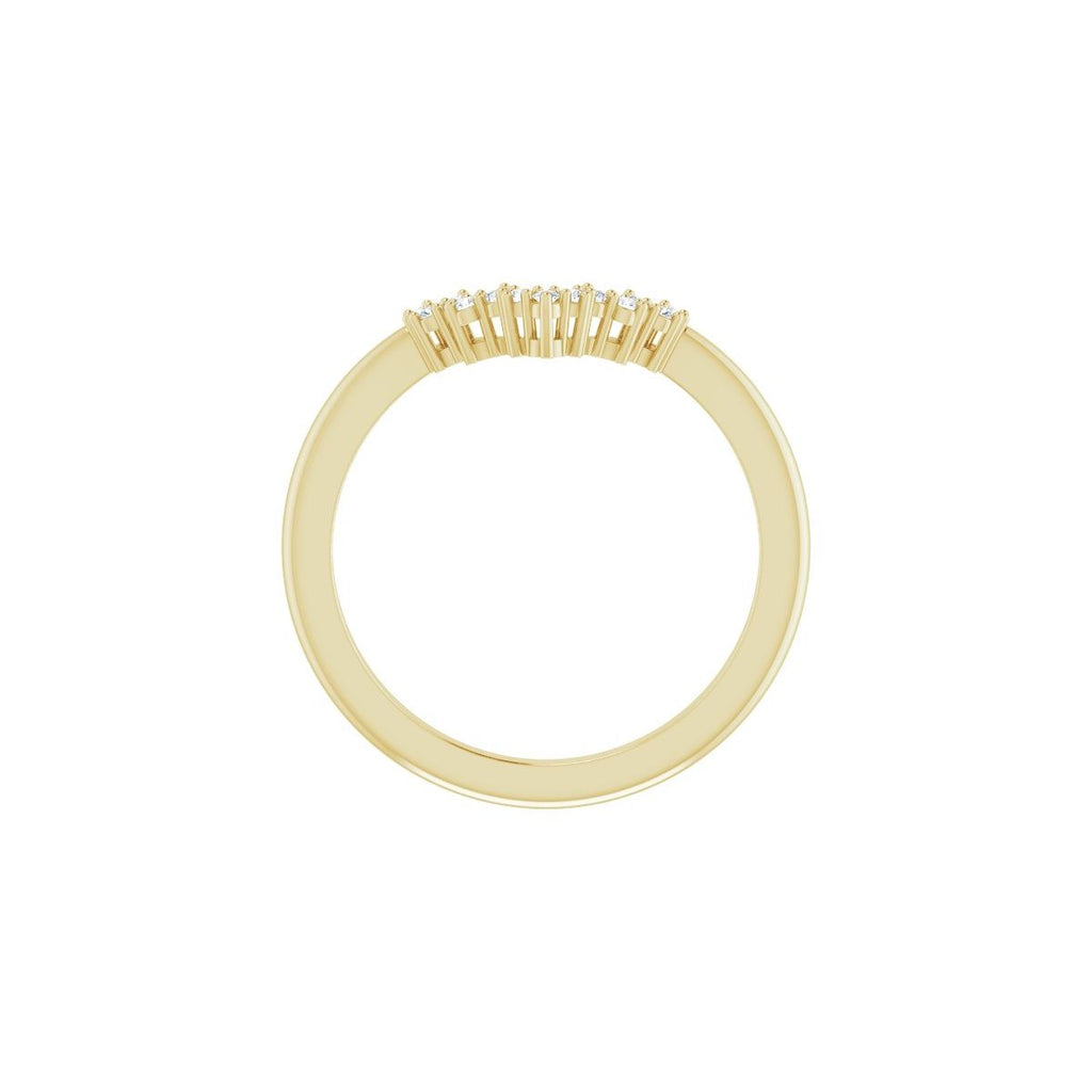 Claw-Prong Halo-Style Engagement Ring or Band