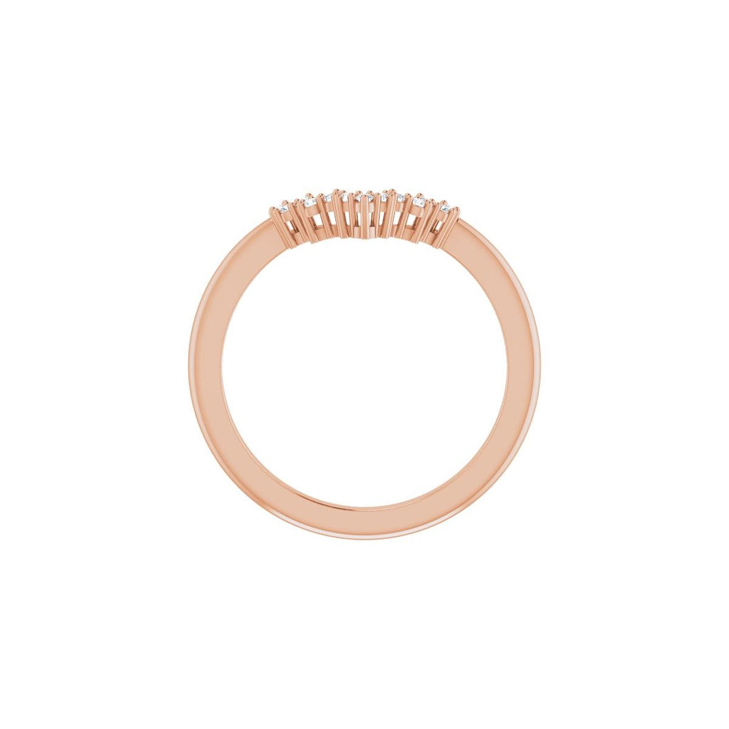 Claw-Prong Halo-Style Engagement Ring or Band