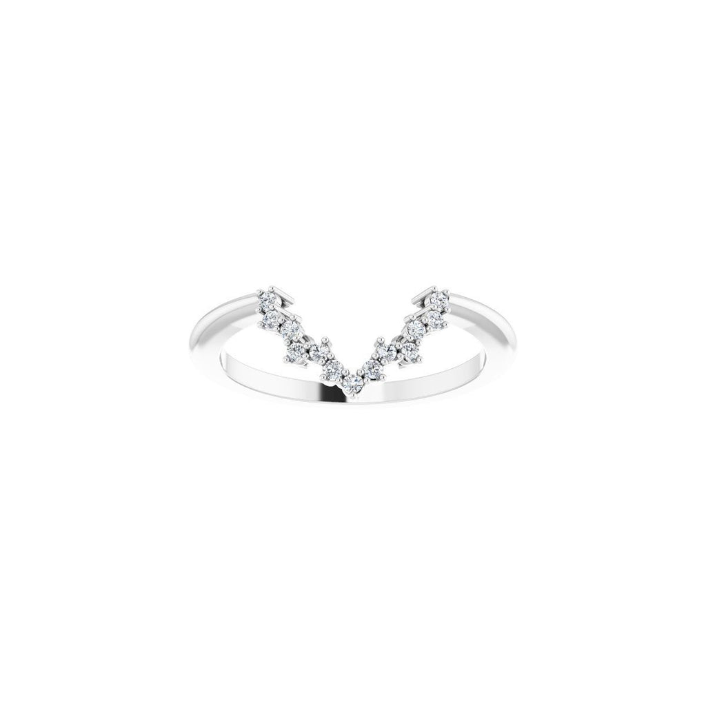 Claw-Prong Halo-Style Engagement Ring or Band