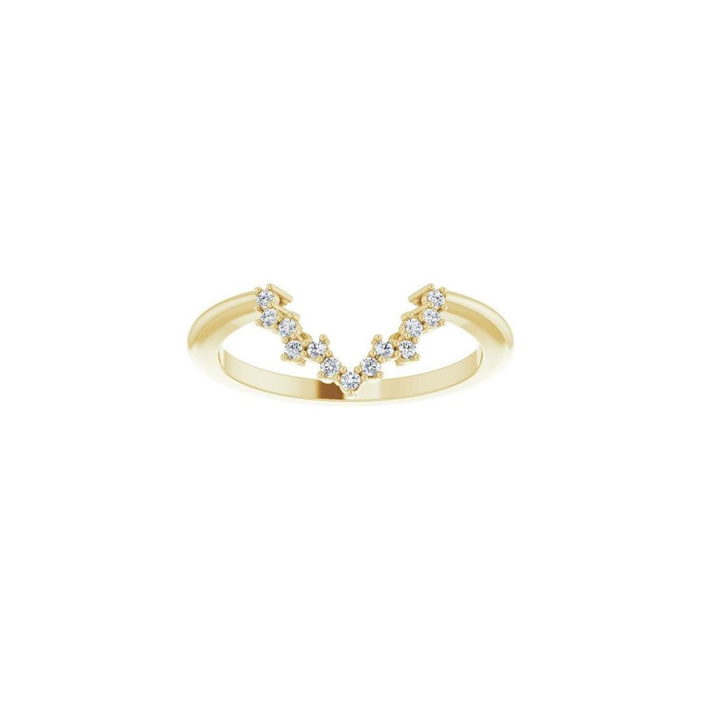 Claw-Prong Halo-Style Engagement Ring or Band
