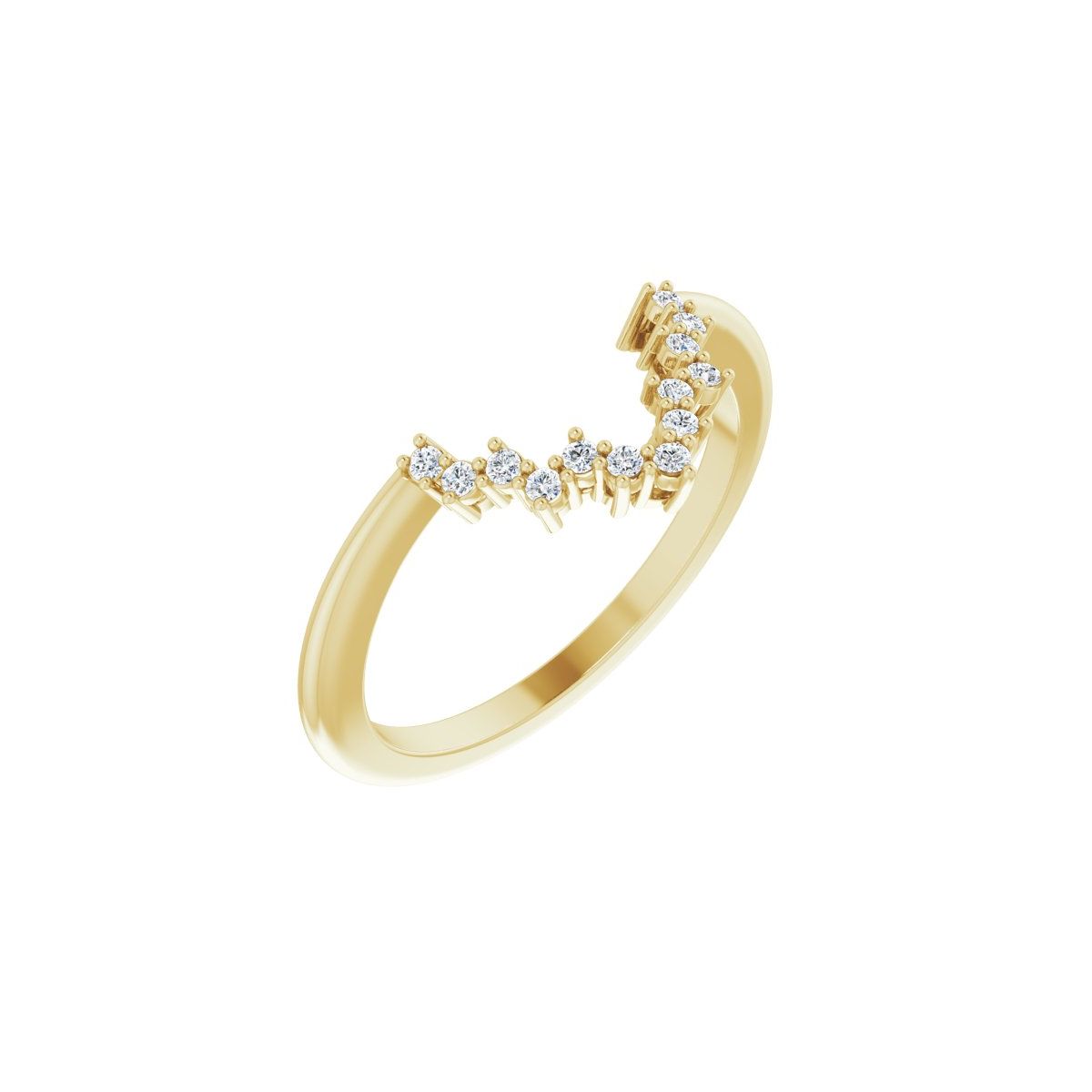 Claw-Prong Halo-Style Engagement Ring or Band