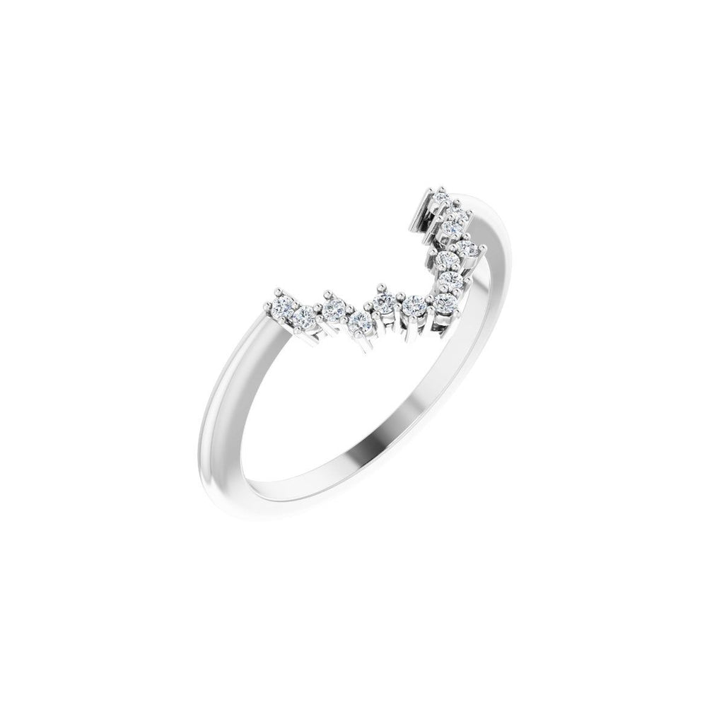 Claw-Prong Halo-Style Engagement Ring or Band