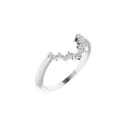 Claw-Prong Halo-Style Engagement Ring or Band