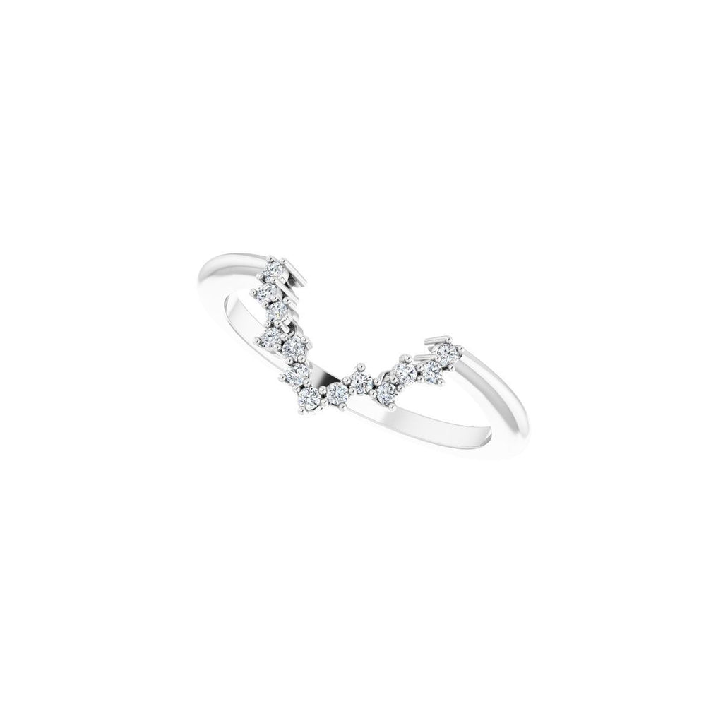 Claw-Prong Halo-Style Engagement Ring or Band