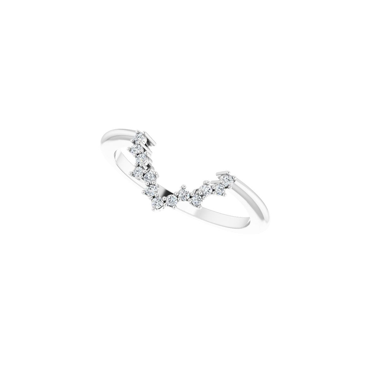 Claw-Prong Halo-Style Engagement Ring or Band