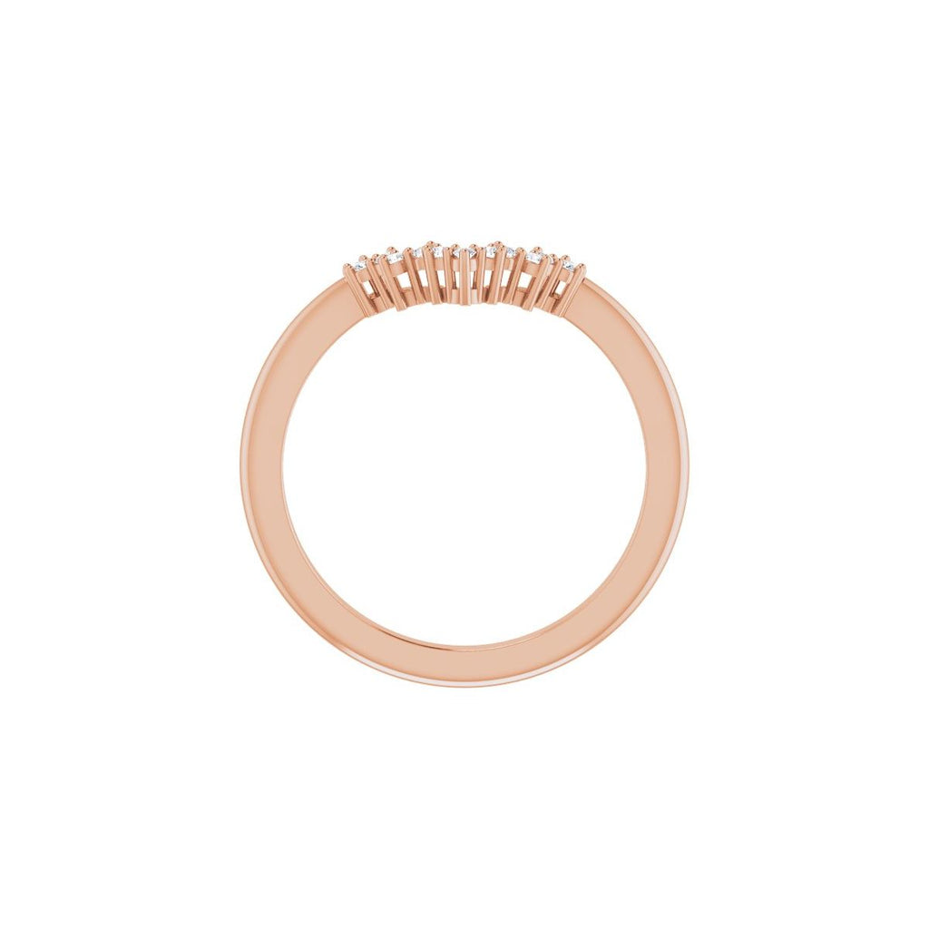 Claw-Prong Halo-Style Engagement Ring or Band