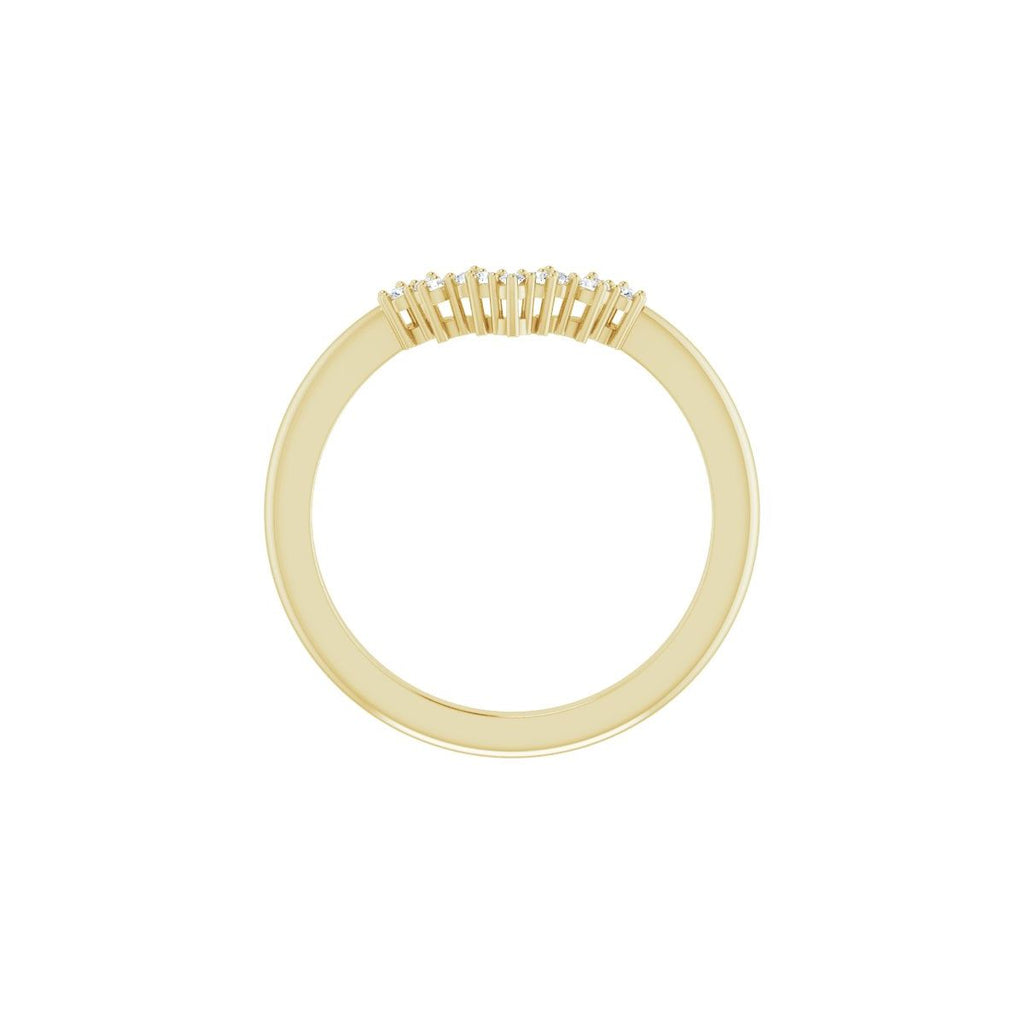 Claw-Prong Halo-Style Engagement Ring or Band