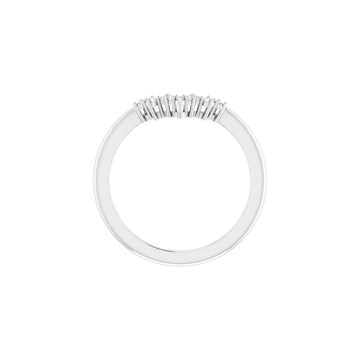 Claw-Prong Halo-Style Engagement Ring or Band