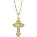 Vintage-Inspired Cross Necklace or Pendant