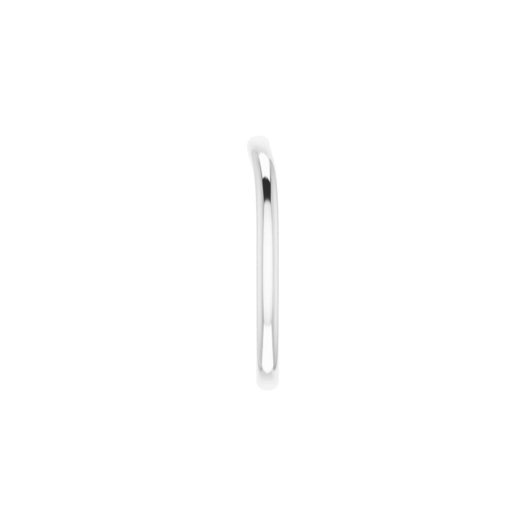 Tapered Baguette Side-Stone Peg Shank or Band