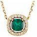 Halo-Style Necklace or Pendant