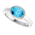 Bezel-Set Solitaire Ring