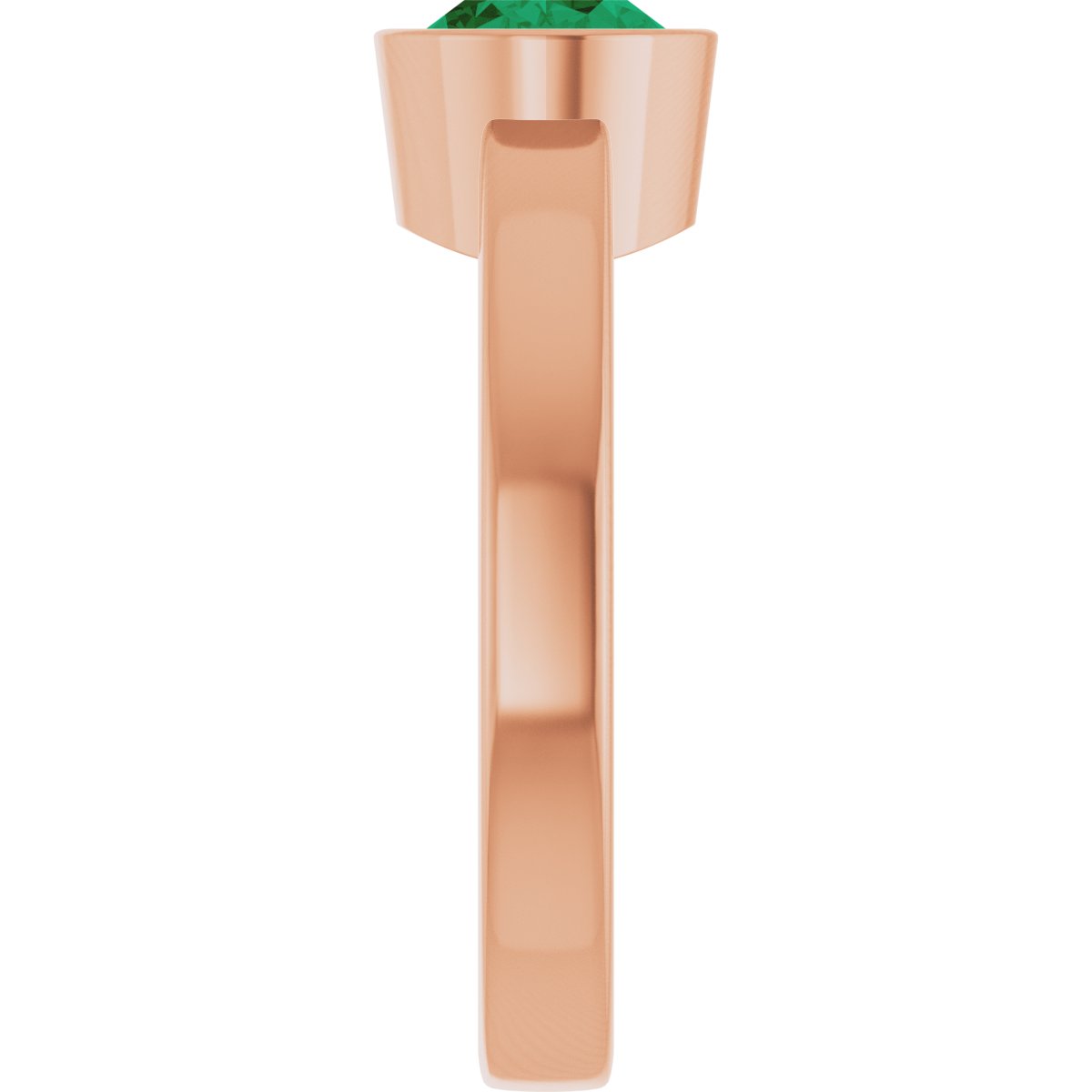 Bezel-Set Solitaire Ring