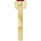 Bezel-Set Solitaire Ring