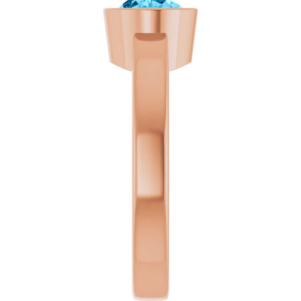 Bezel-Set Solitaire Ring