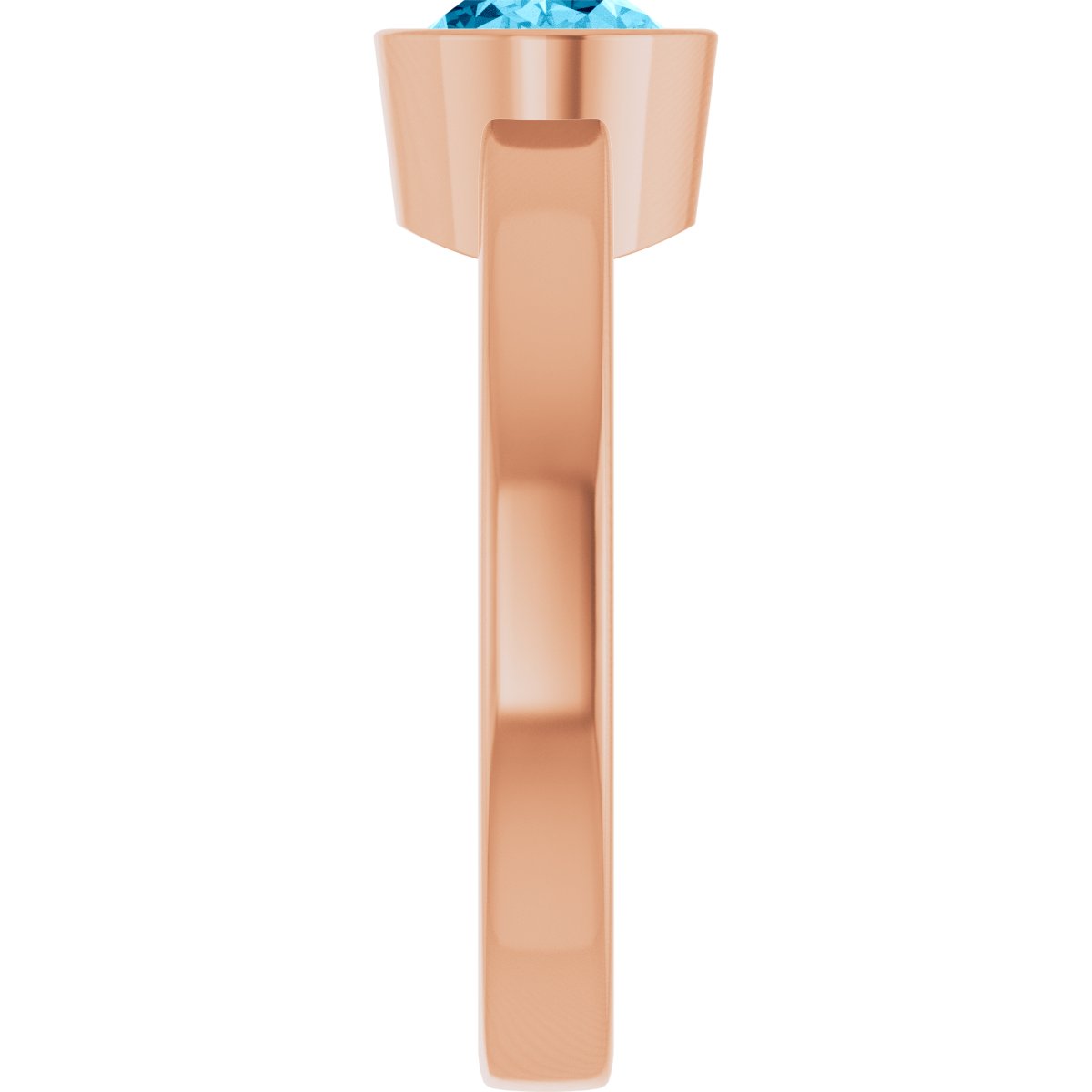 Bezel-Set Solitaire Ring